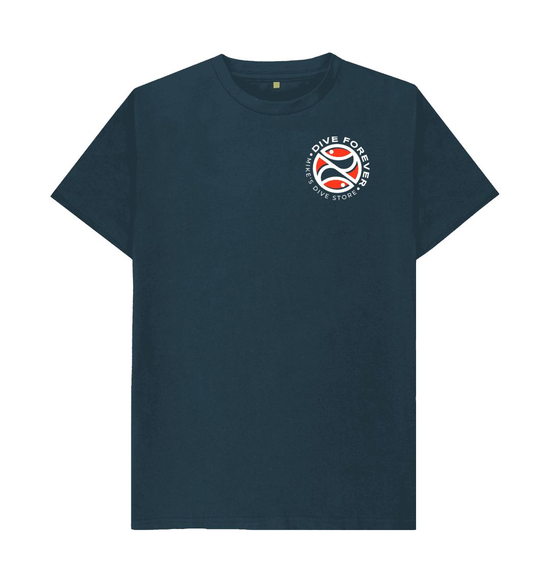 Dive Forever Minimalistic Logo T-Shirt in Navy