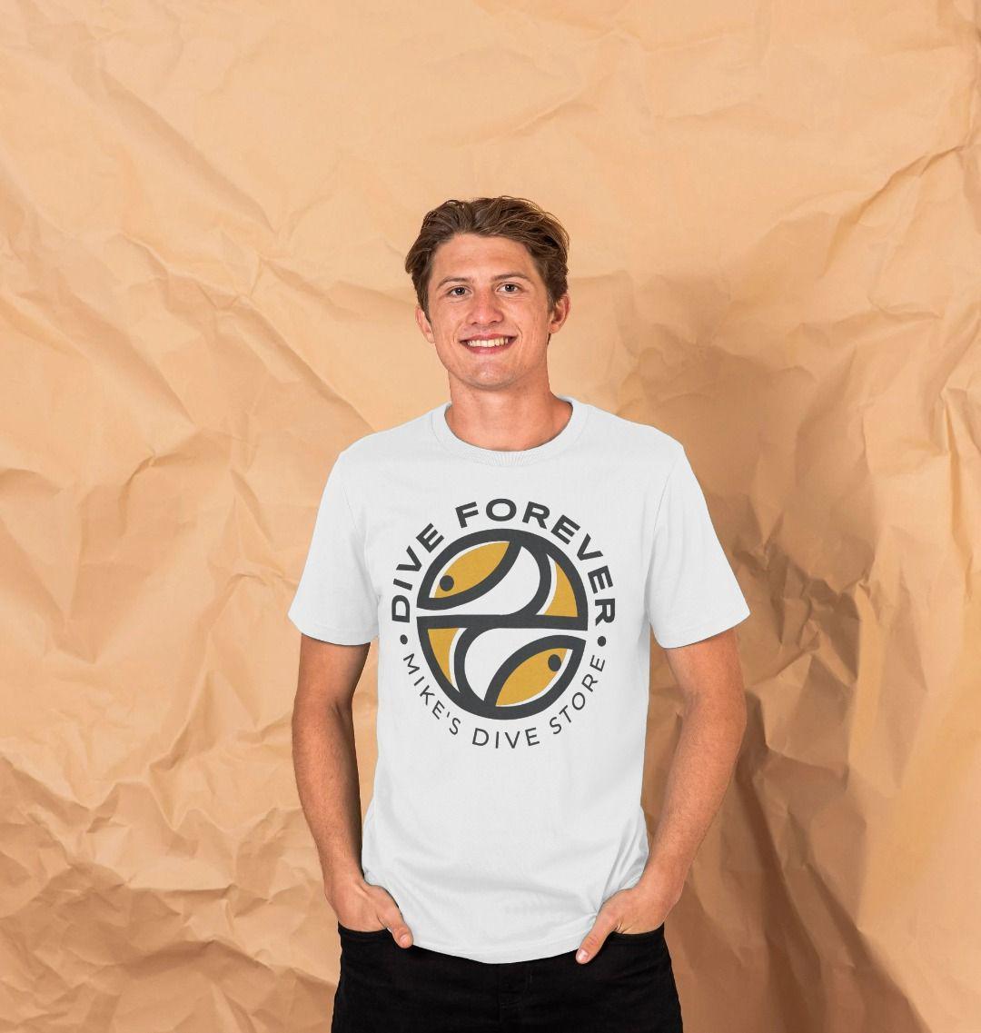 Dive Forever T-Shirt With Orange Logo