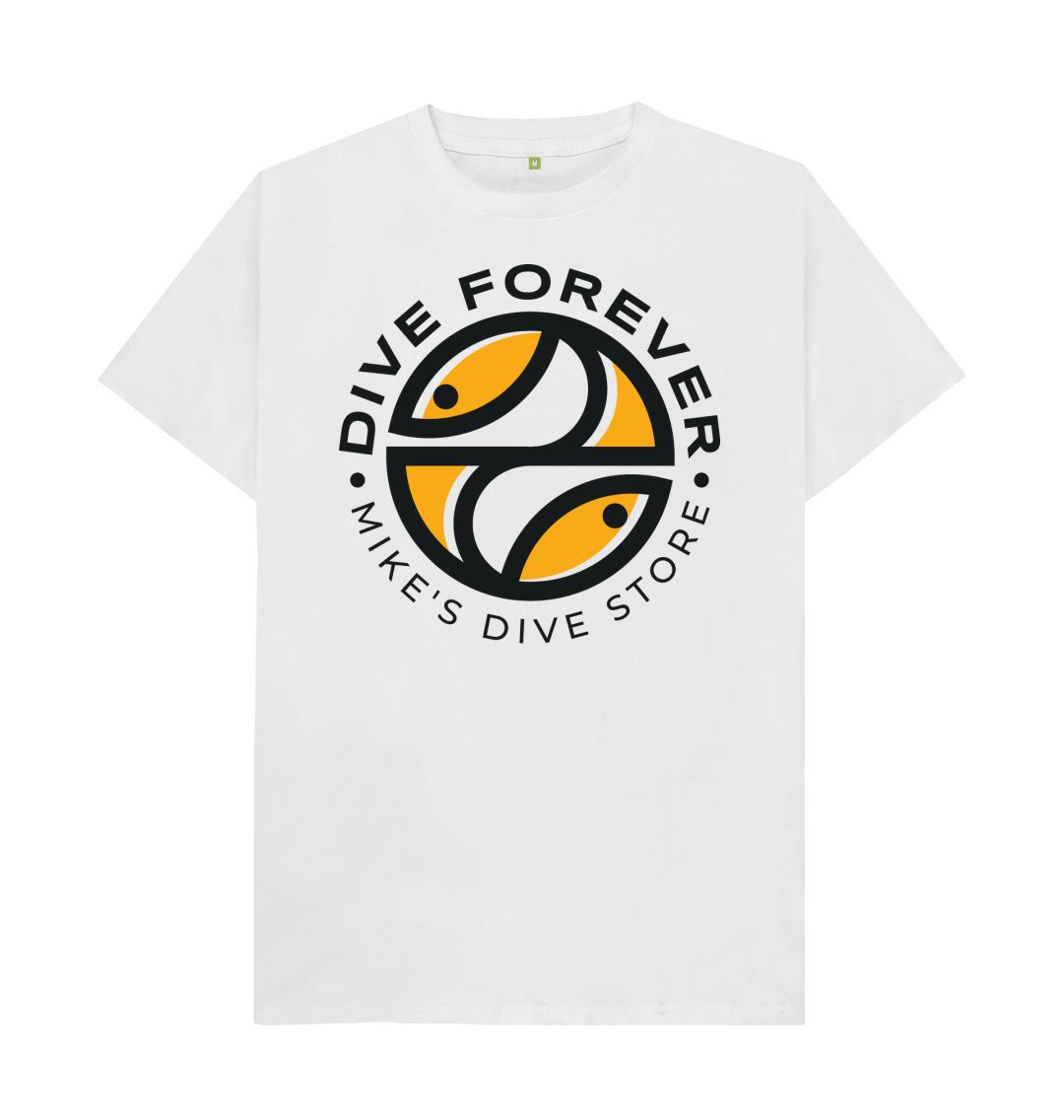 Dive Forever T-Shirt With Orange Logo