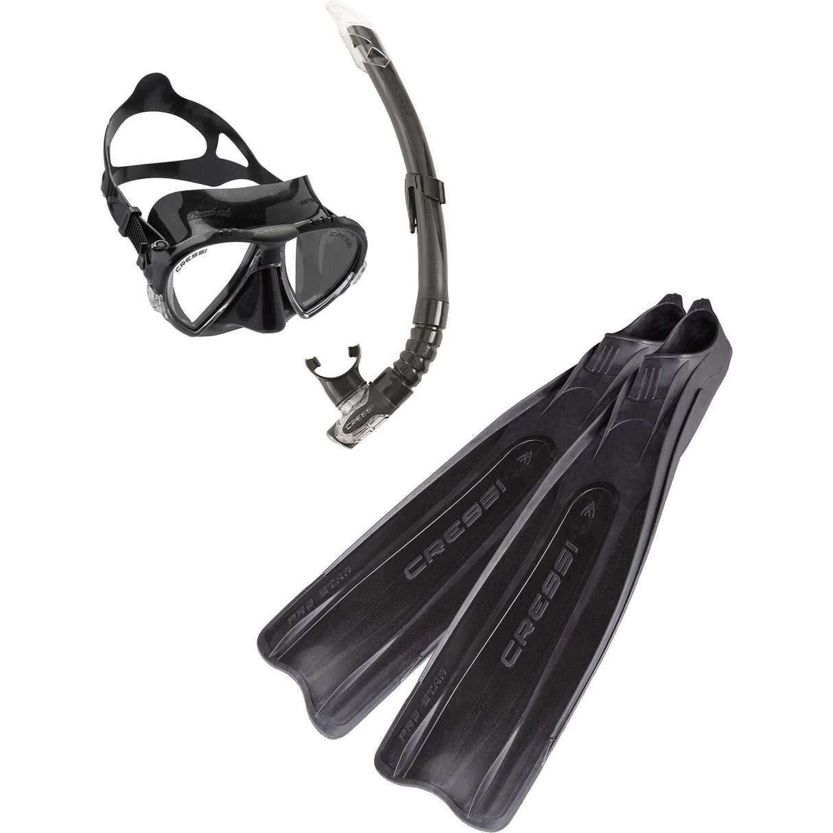 Cressi Pro Star Snorkel Set