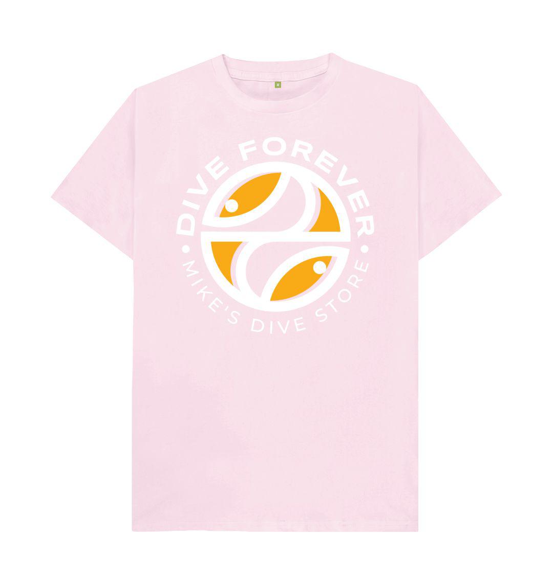 Dive Forever T-Shirt Orange Logo With White Outline