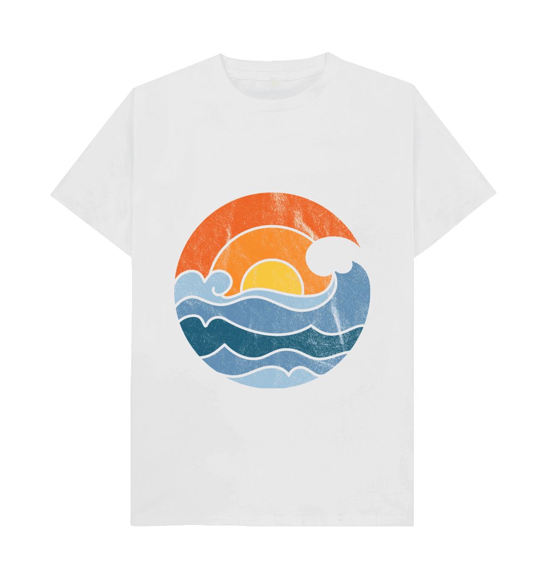 Ocean Sunset T-Shirt in White