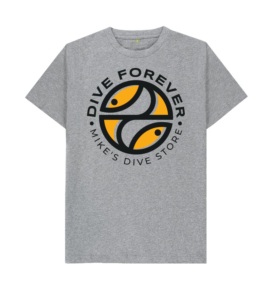 Dive Forever T-Shirt With Orange Logo