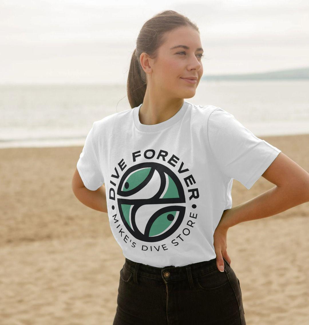 Dive Forever T-Shirt with Green Logo