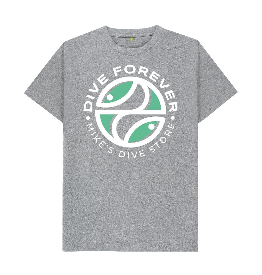 Dive Forever T-Shirt Green Logo With White Outline