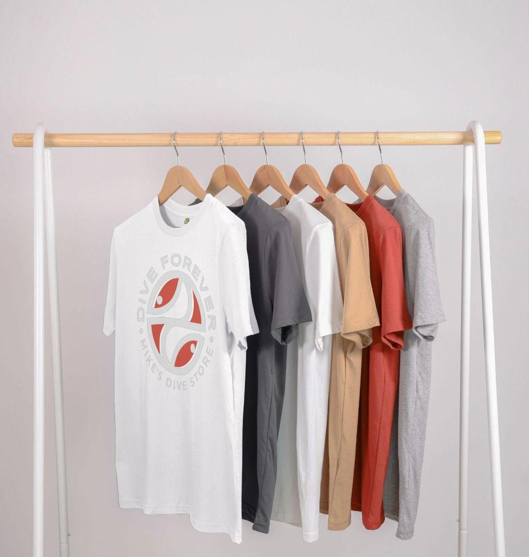 Dive Forever T-Shirt Red Logo With White Outline