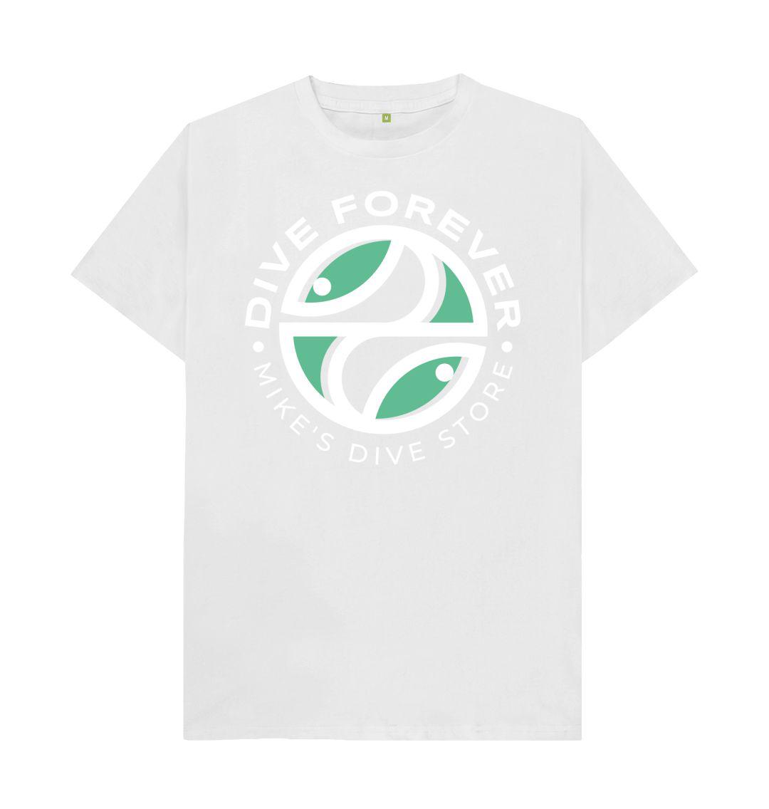 Dive Forever T-Shirt Green Logo With White Outline