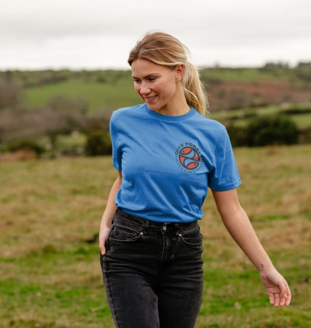 Dive Forever T-Shirt With Minimalistic Logo