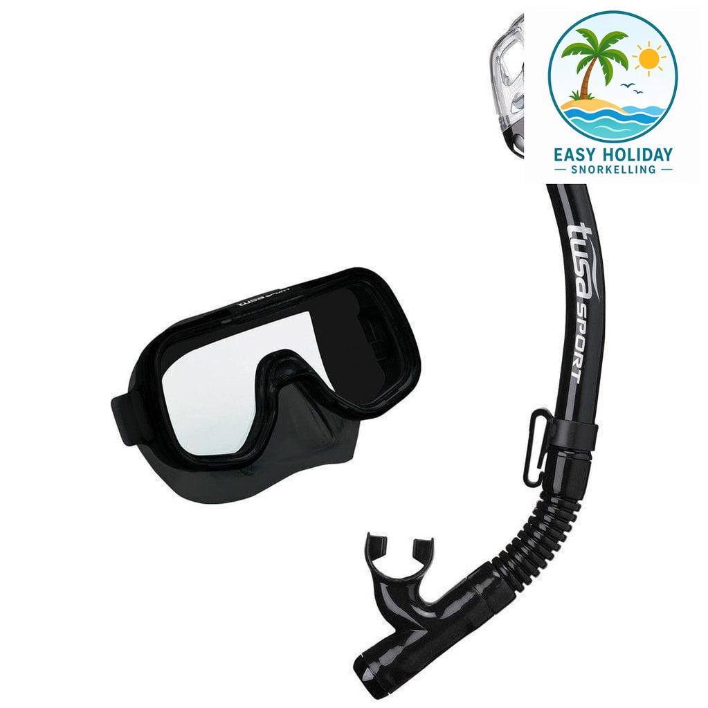 TUSA Mini Kleio Kids Snorkelling Set with Long Fins