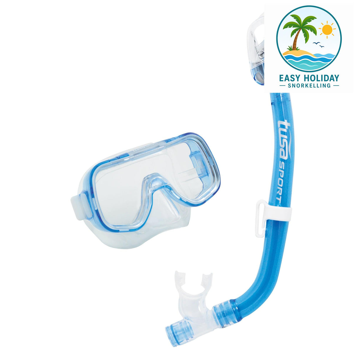 TUSA Mini Kleio Kids Snorkelling Set with Long Fins