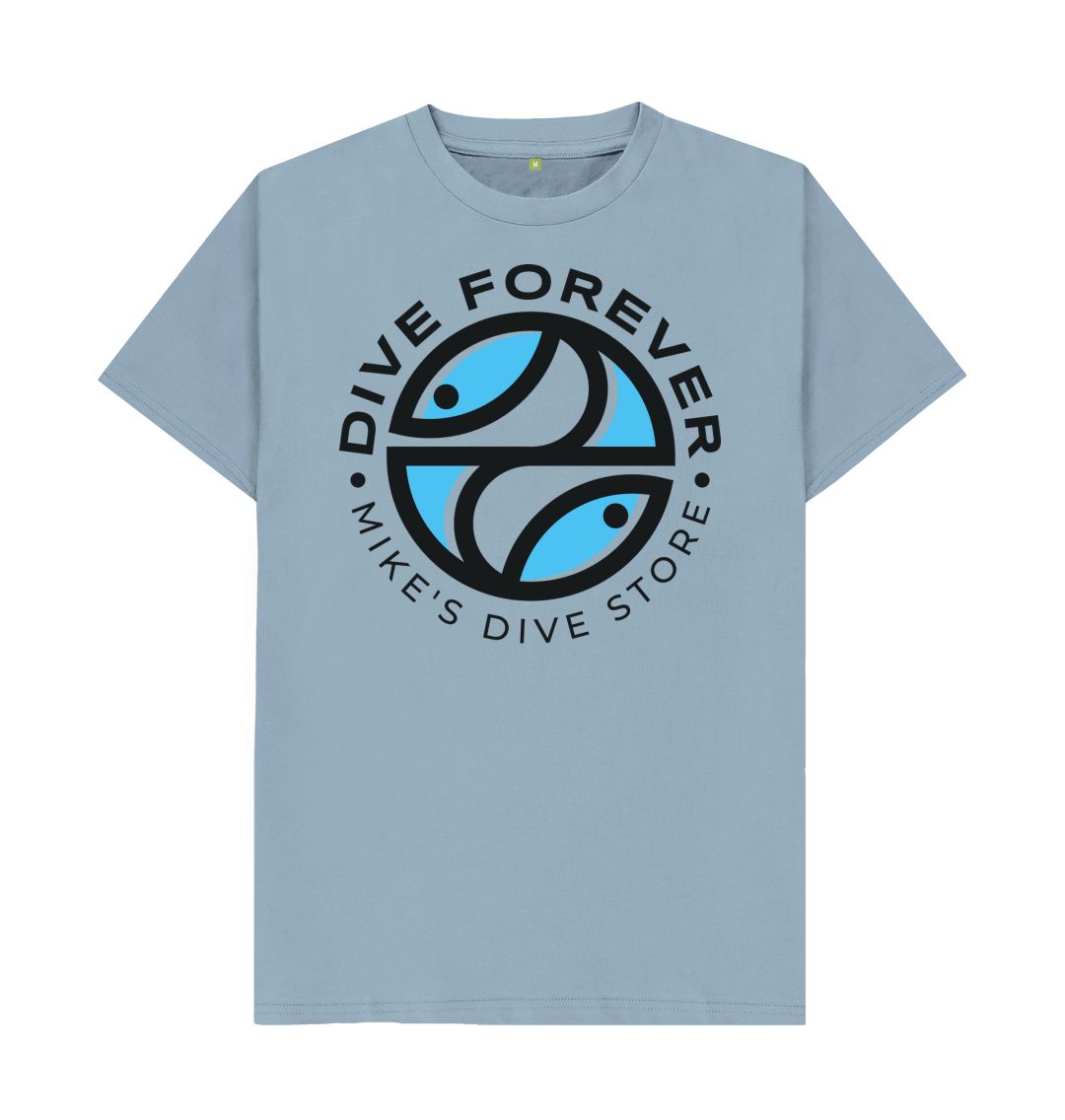 Dive Forever T-Shirt With Blue Logo