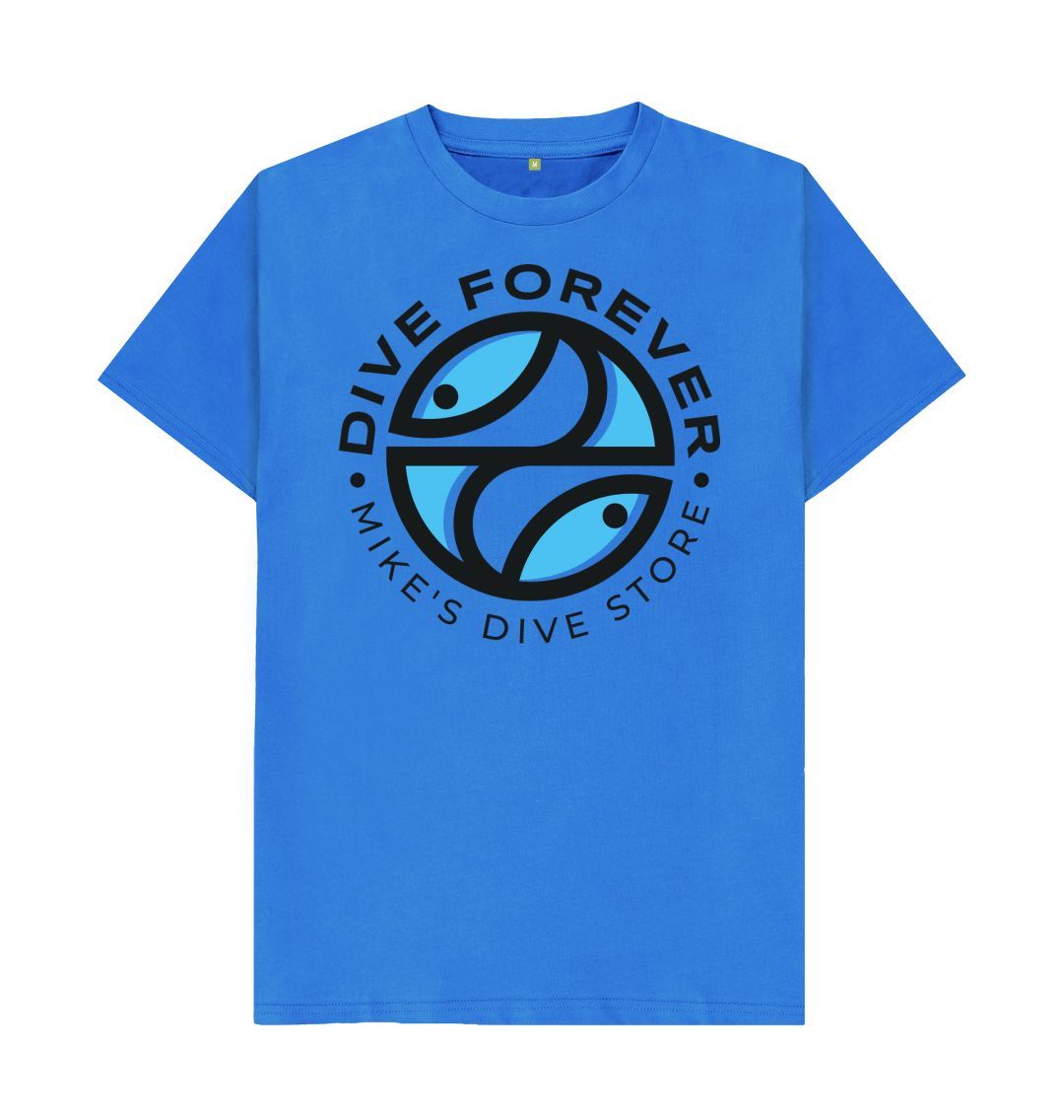 Dive Forever T-Shirt With Blue Logo