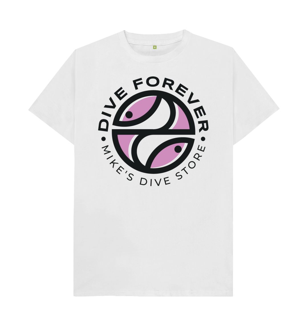 Dive Forever T-Shirt With Pink Logo