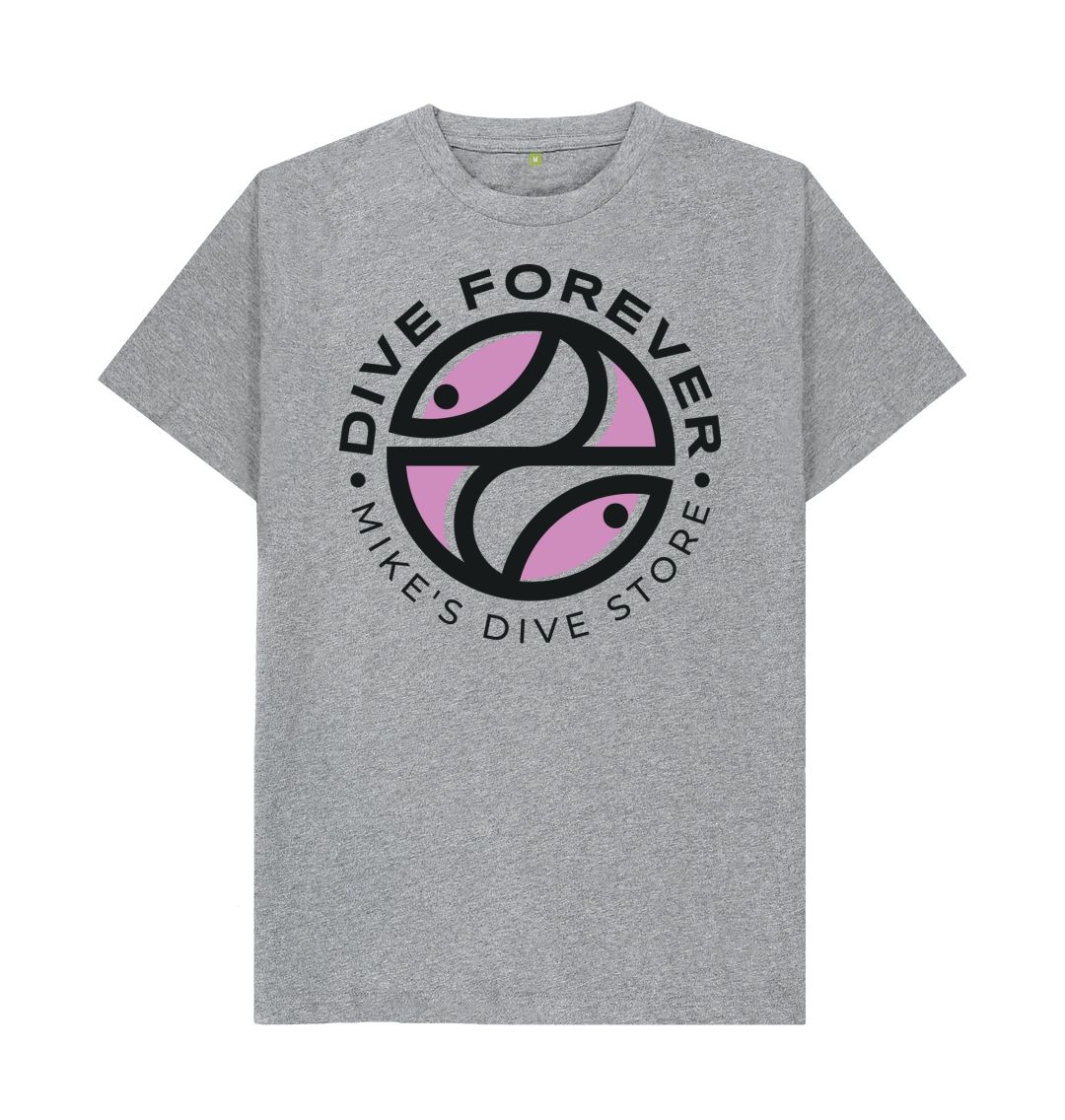 Dive Forever T-Shirt With Pink Logo