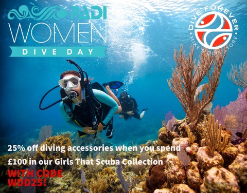PADI Women's Dive Day 2021 Special Offers