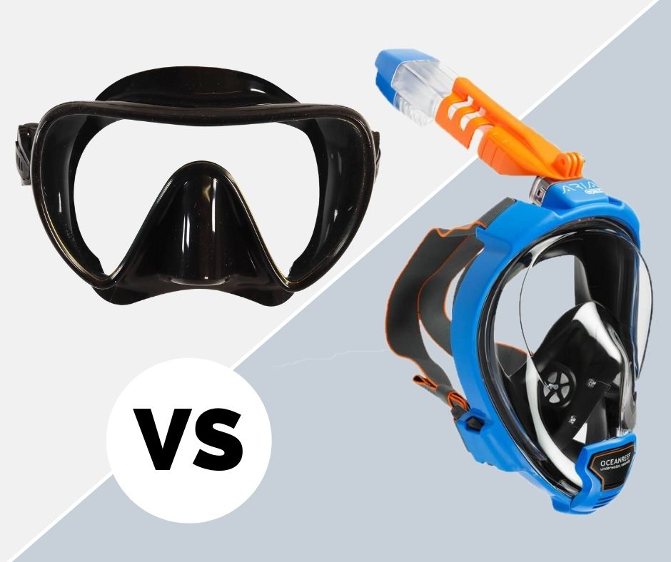 Full Snorkelling Masks vs Regular Snorkelling Masks
