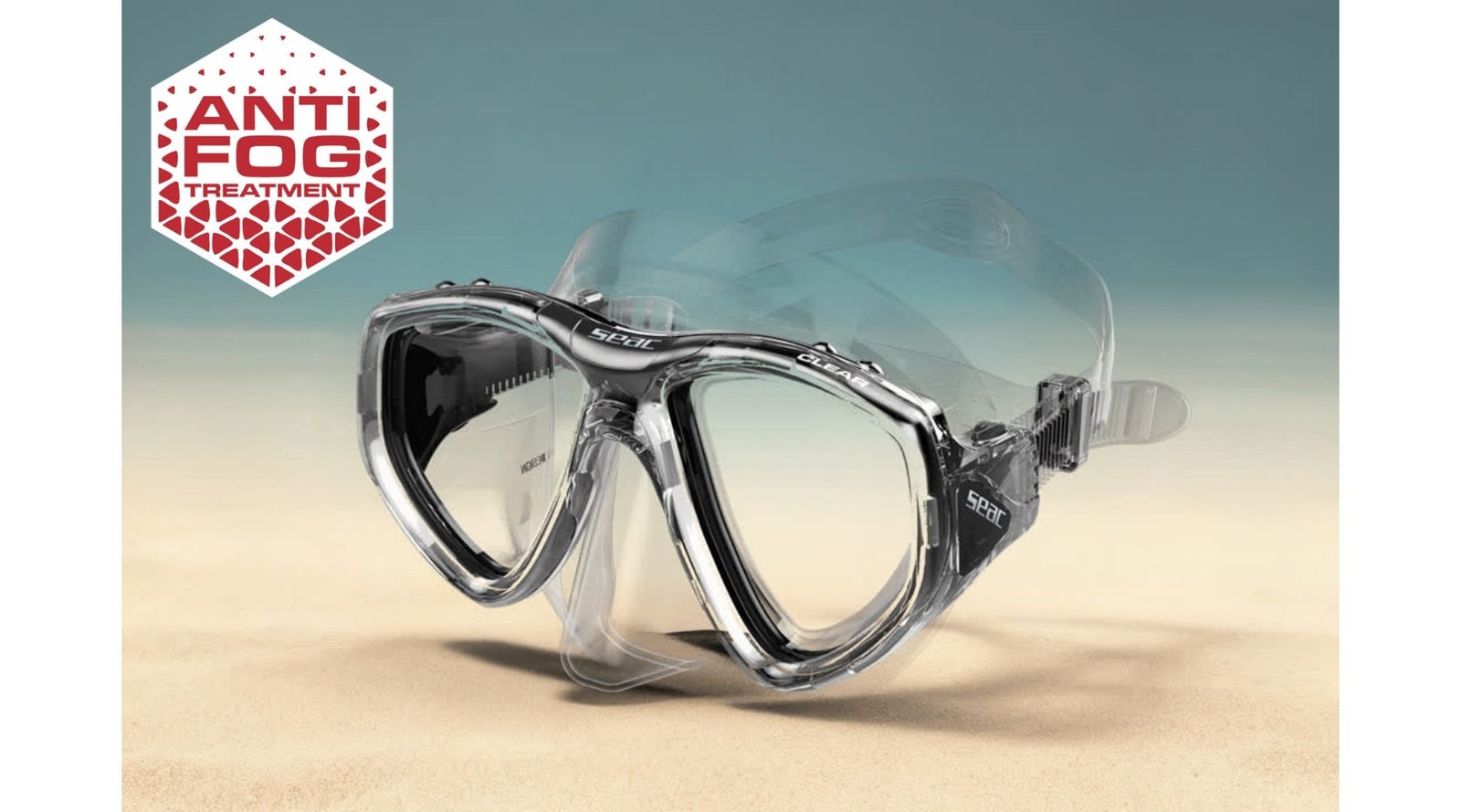 SEAC Clear Anti-fog mask - Mike's Dive Store