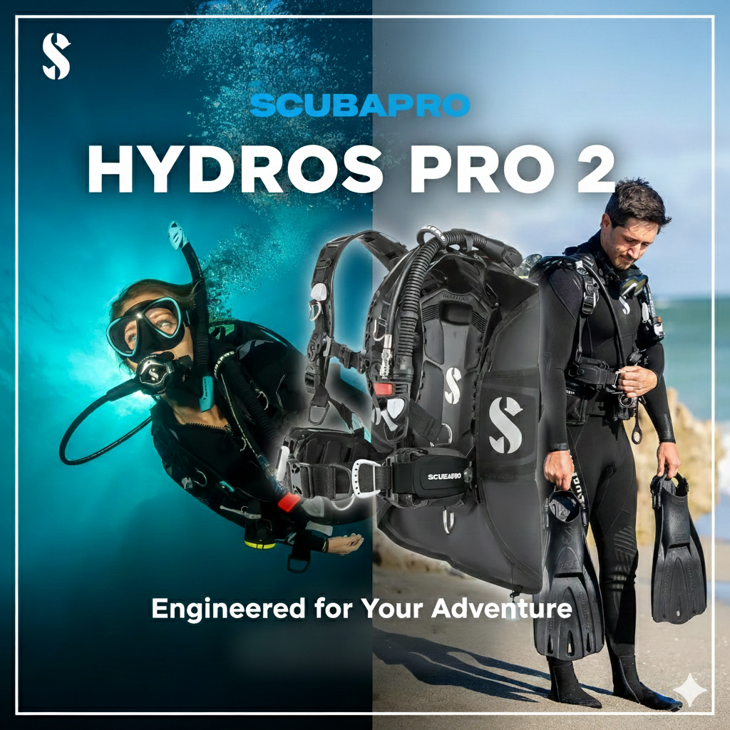 Meet the Scubapro Hydros Pro 2 BCD — The Next Evolution of Comfort, Control & Customisation Underwater