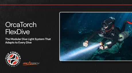 OrcaTorch FlexDive: The Modular Dive Light System That Adapts to Every Dive
