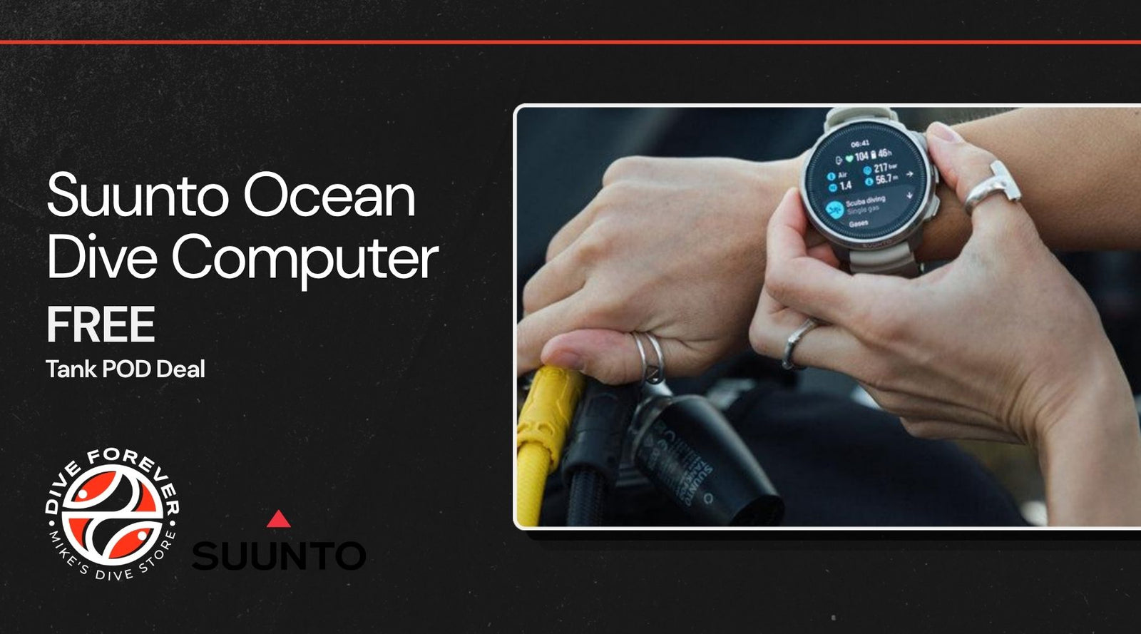 Suunto Ocean Dive Computer – Free Tank POD Deal