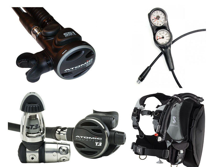 Diving Rig Bundle Lightweight Dive Equipment Travel Packages – Mikes Dive Store