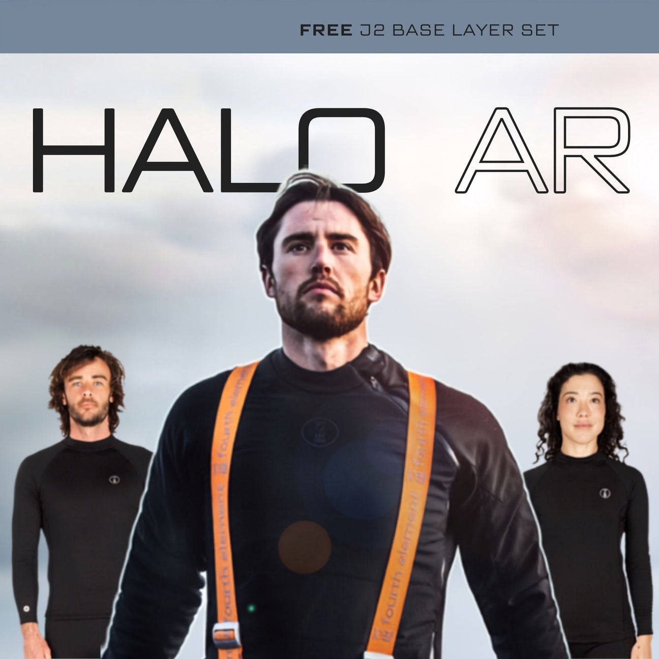 FREE J2 Top & Leggings with every Halo A°R Undersuit