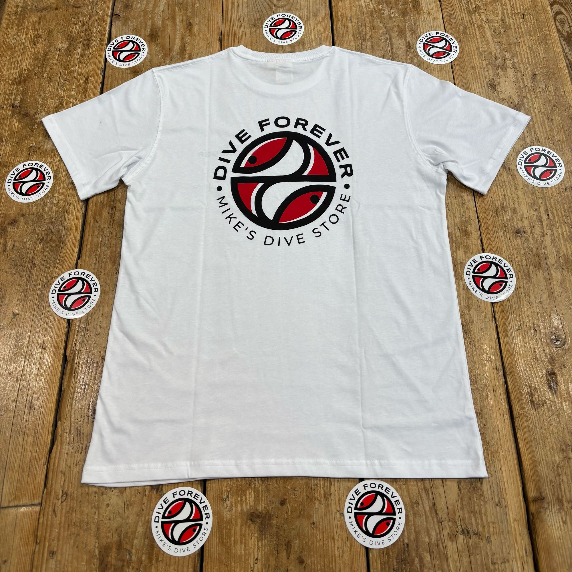 Dive Forever Organic T-shirt in White