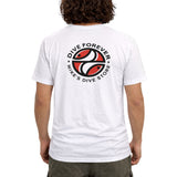 Dive Forever Organic T-shirt in White