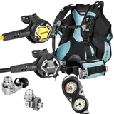Mares Magellan HD BCD Package: Dual ADJ 62X + Octopus Dual + Gauges
