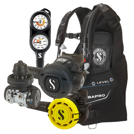 Scubapro MK11 EVO / S270 / R105 with Double Console and Level BCD Package