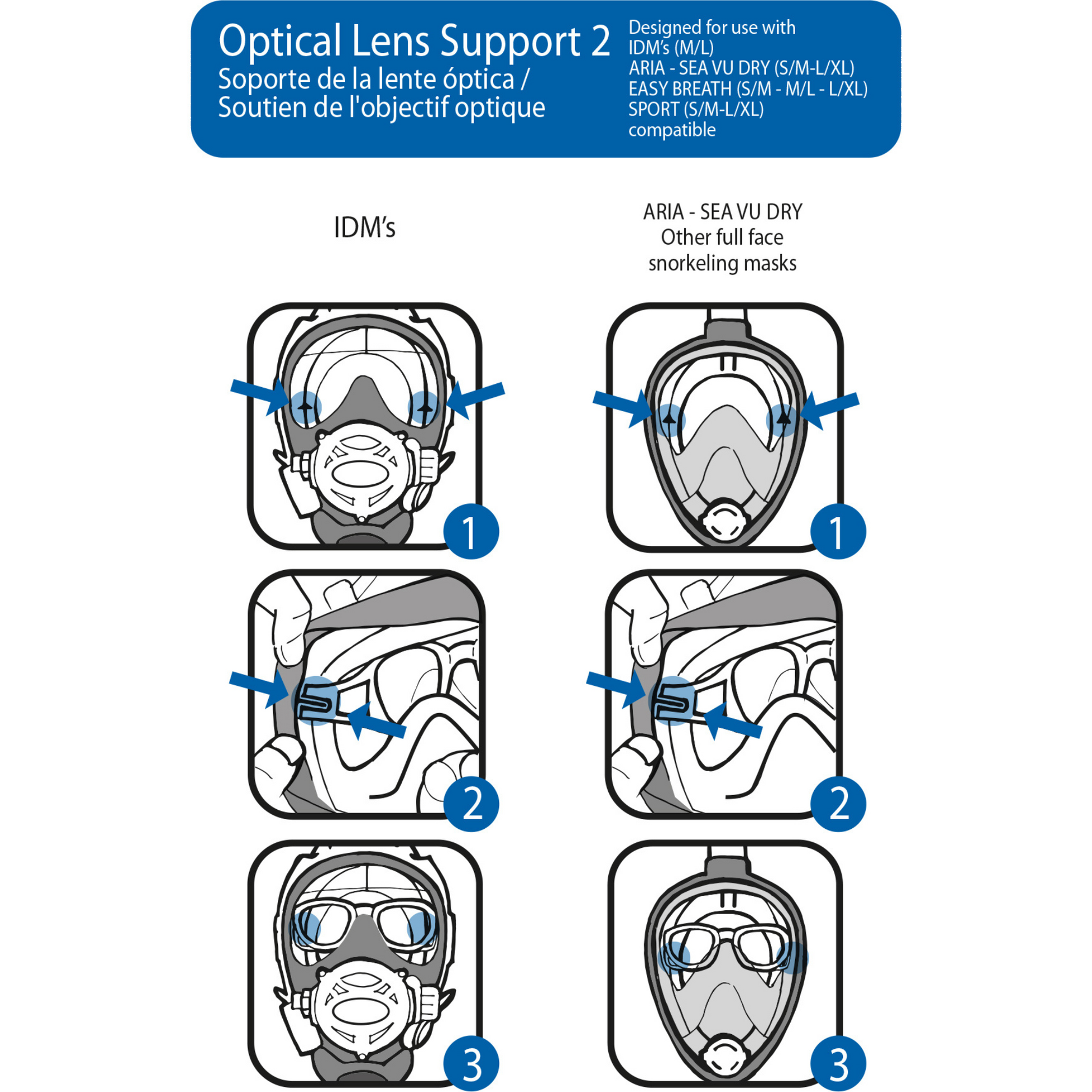 Ocean Reef Optical Lens Support