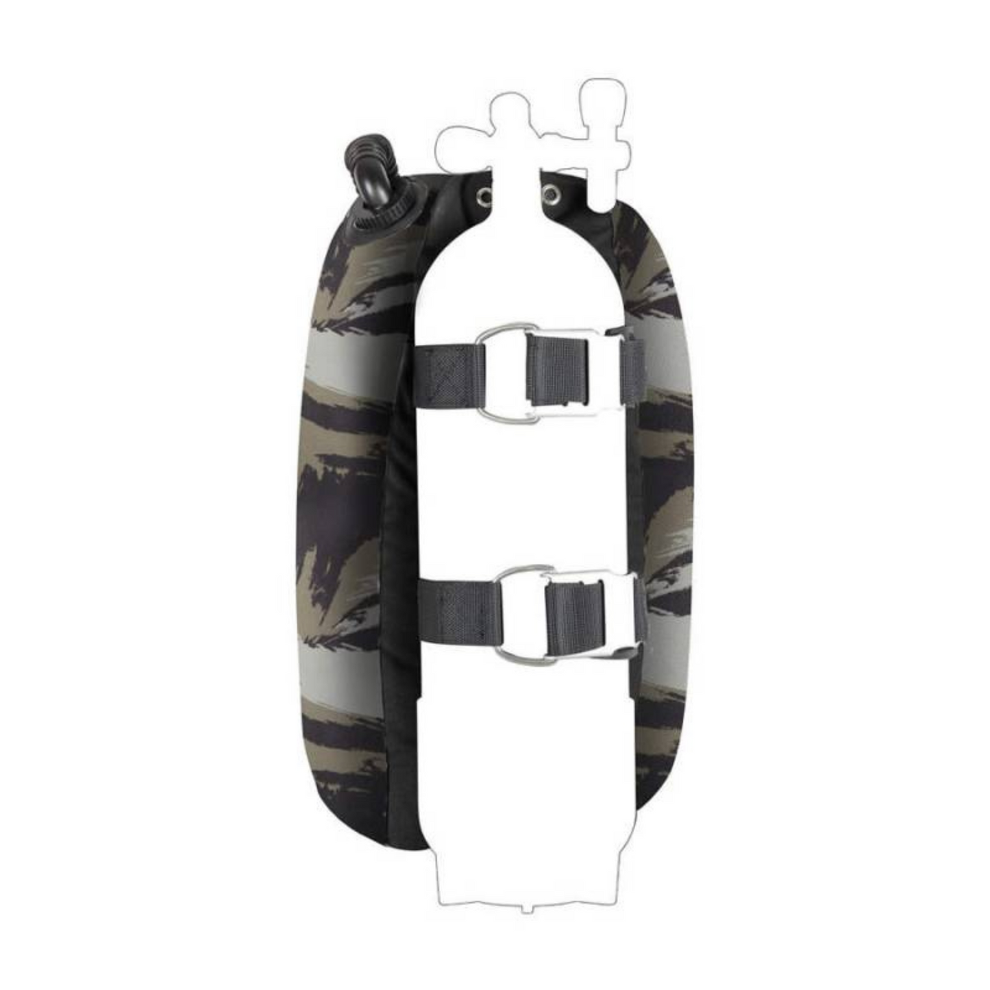 Mares XR Tactical Green Single Backmount Set