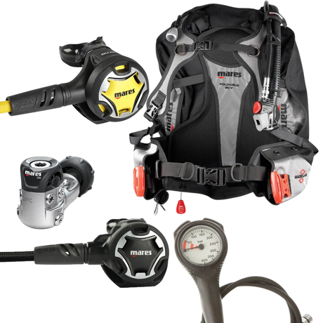 Mares Magellan BCD Package: Dual 15X + Octopus Dual + Gauges