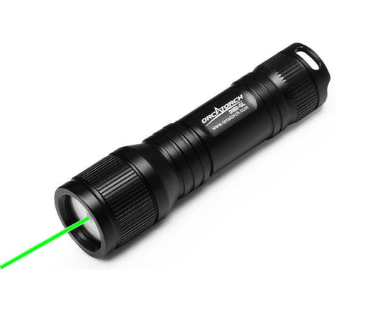 OrcaTorch D560-GL Green Laser Light - Black