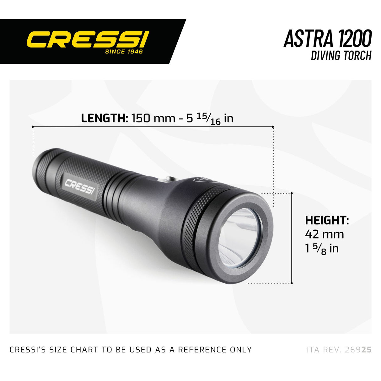 Cressi Astra 1200 Dive Torch