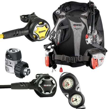 Mares Magellan BCD Package: Dual 15X + Octopus Dual + Gauges