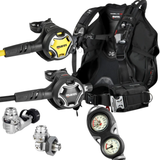 Mares Magellan HD BCD Package: Dual ADJ 62X + Octopus Dual + Gauges