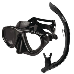 Seac Clear Anti-fog Mask and Reverse Snorkel Set
