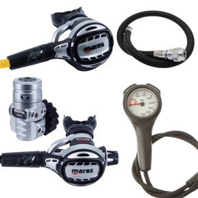 Mares Regulator Package: Atlas ADJ 62X TBP + Octopus Atlas + Gauges + BCD Hose