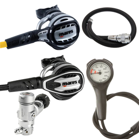 Mares Regulator Package: Planet Airmatic 88X TBP + Octopus Atlas + Gauges + BCD Hose