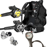 Mares Magellan HD BCD Package: Dual ADJ 62X + Octopus Dual + Gauges