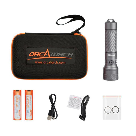 OrcaTorch Orca 7 3000 Lumen Dive Torch