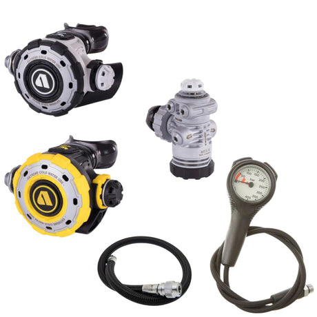 Apeks Regulator Package: MTX-R + Miflex Gauges + BCD Hose