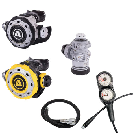 Apeks Regulator Package: MTX-R + Miflex Gauges + BCD Hose
