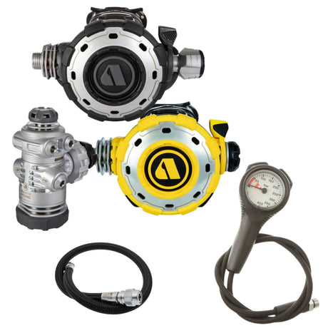 Apeks Regulator Package: MTX-RC + Miflex Gauges + BCD Hose