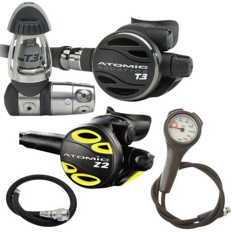 Atomic Regulator Package: T3 + Z2 Octopus + Gauges + BCD Hose