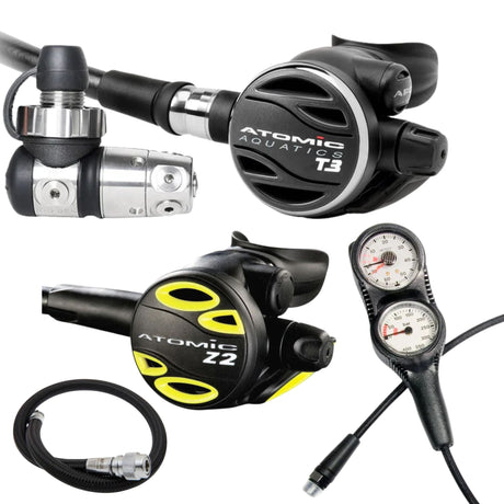 Atomic Regulator Package: T3 + Z2 Octopus + Gauges + BCD Hose