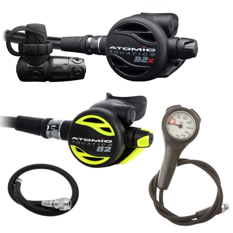 Atomic Regulator Package: B2X + B2 Octopus + Gauges + BCD Hose