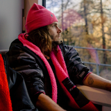 Dryrobe® Advance Long Sleeve Changing Robe for Adults - Black Camo Pink