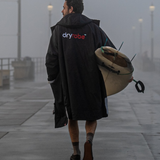 Dryrobe® Advance Long Sleeve Changing Robe for Adults - Black / Grey